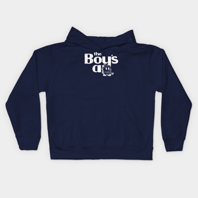 The Boy's a Timebomb Kids Hoodie by dann